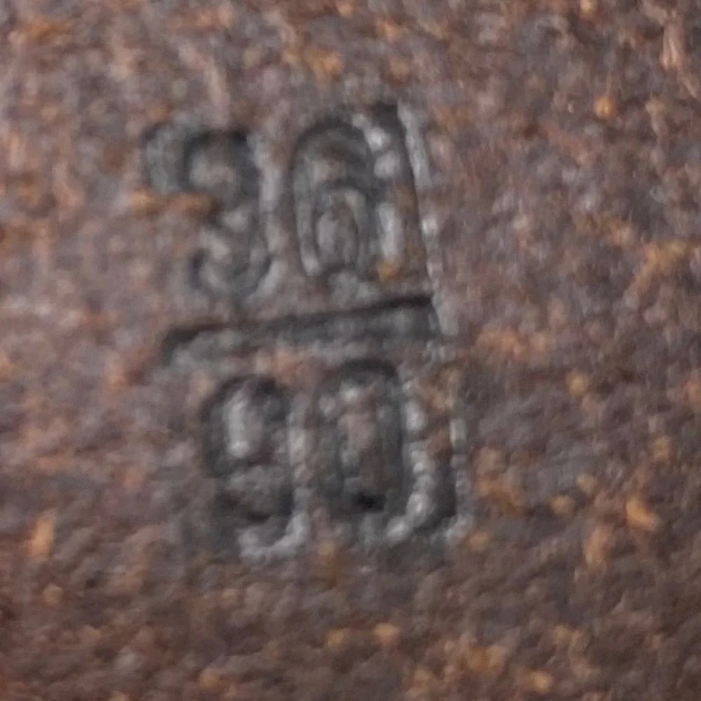 Blackjack Mens Brown Leather Belt‎ Embossed Geometric Pattern Made in Canada 36